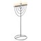 Vintiquewise Large Modern Silver 9 Branch Lighting Thin Pipe Hanukkah Menorah, Metal-Aluminum QI004118.SI.L - alternate 1